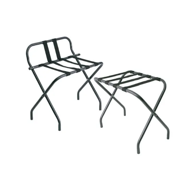 Black Metal Luggage Rack